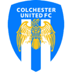 Colchester United FC logo featuring Hercules pillars and blue shield.