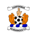 Kilmarnock F.C. logo featuring Hercules Pillars, football, and two lions.