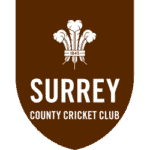 The Hercules Pillars emblem of Surrey County Cricket Club with historic design.
