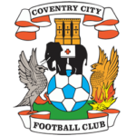 Emblem of Coventry City Football Club with pillars, eagle, and football.