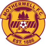 Official Motherwell F.C. logo featuring the Hercules Pillars emblem and football.