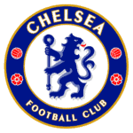 Chelsea Football Club logo featuring a blue lion holding a staff.