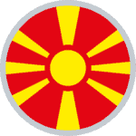 Close-up of The Hercules Pillars emblem with red and yellow design.